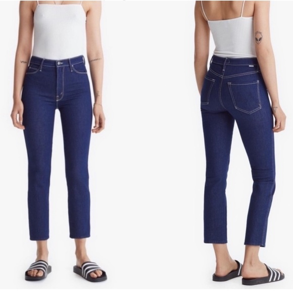 MOTHER Denim - NWT DOUBLE DAZZLER IN OOH LA LALA WASH JEANS HIGH RISE LITTLE STRETCH